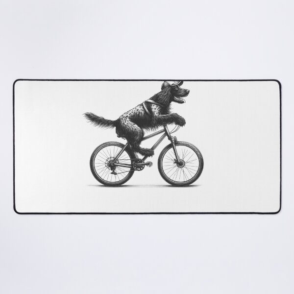 Item preview, Small Munsterlander Pointer Riding Bike designed and sold by Kimberley King Art  King Art.