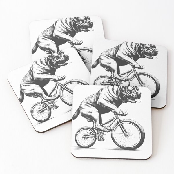Item preview, Spanish Mastiff Riding Bike designed and sold by Kimberley King Art  King Art.