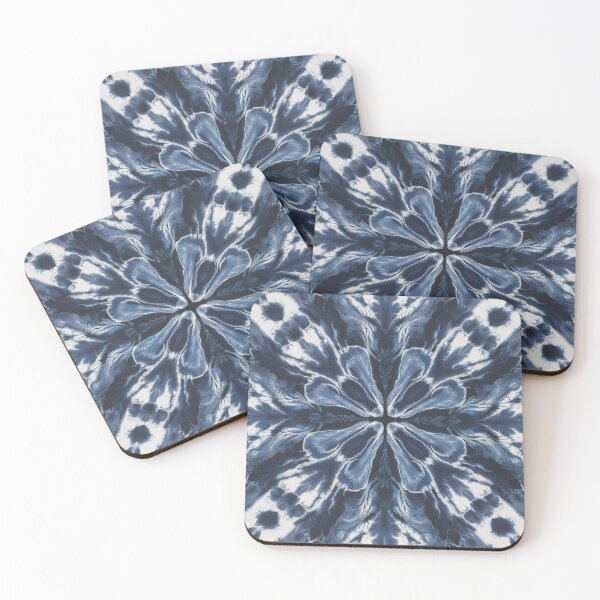 Item preview, Shibori Tye Dye Indigo Flower  designed and sold by Tamas Das.