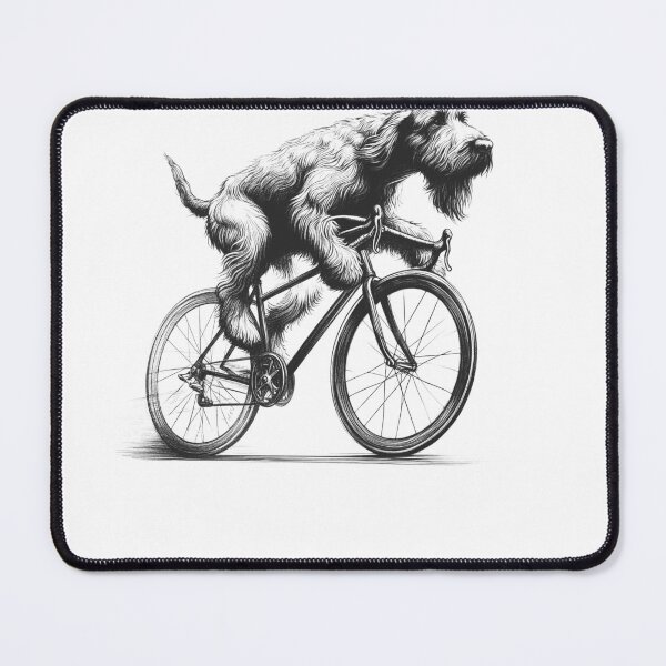 Item preview, Spinone Italiano Riding Bike designed and sold by Kimberley King Art  King Art.