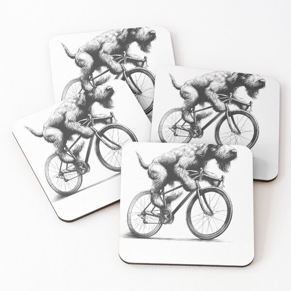 Item preview, Spinone Italiano Riding Bike designed and sold by Kimberley King Art  King Art.