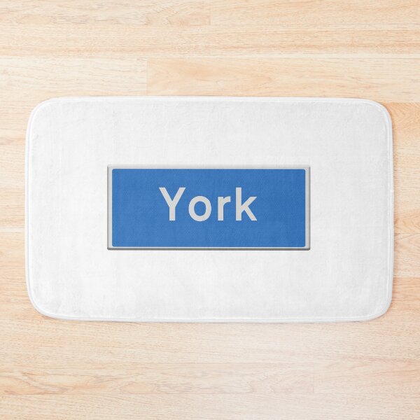 Item preview, Blue city road sign city of York.  designed and sold by funkyworm.