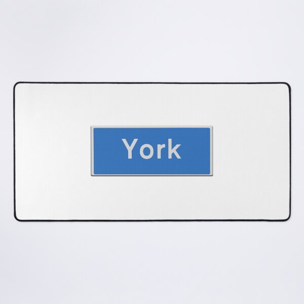Item preview, Blue city road sign city of York.  designed and sold by funkyworm.