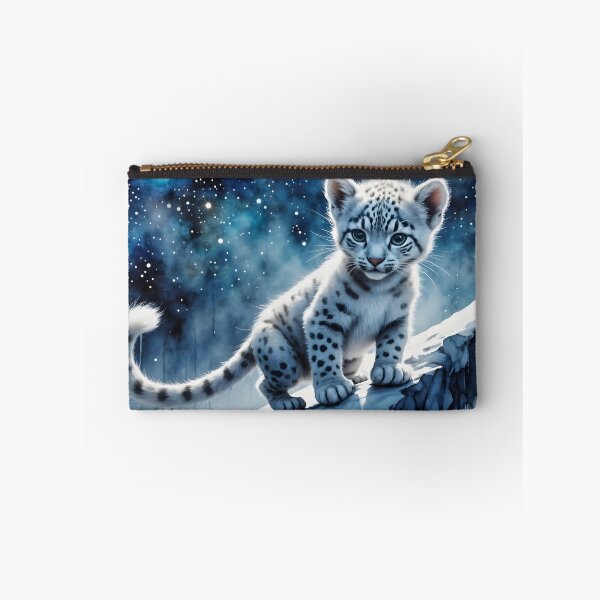 Item preview, A Star-Kissed Snow Leopard Cub designed and sold by AnmitsuArt.