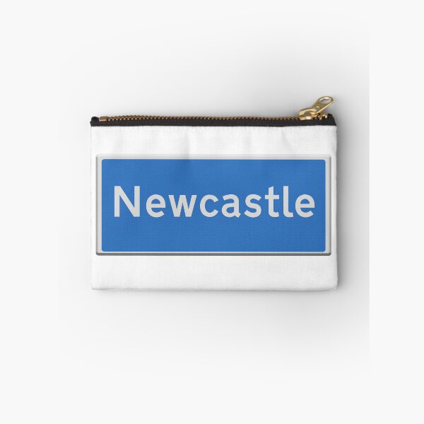 Item preview, Blue city road sign city of Newcastle.  designed and sold by funkyworm.