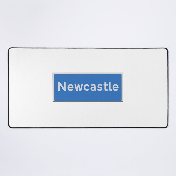 Item preview, Blue city road sign city of Newcastle.  designed and sold by funkyworm.