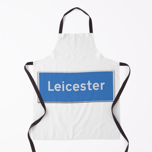 Item preview, Blue city road sign city of Leicester.  designed and sold by funkyworm.