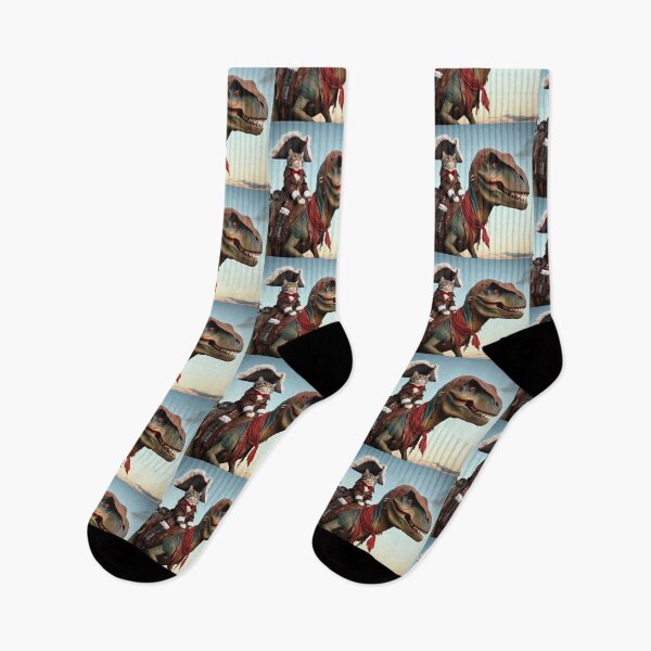 Item preview, Pirate Cat and Dinosaur designed and sold by Dogandesighn.