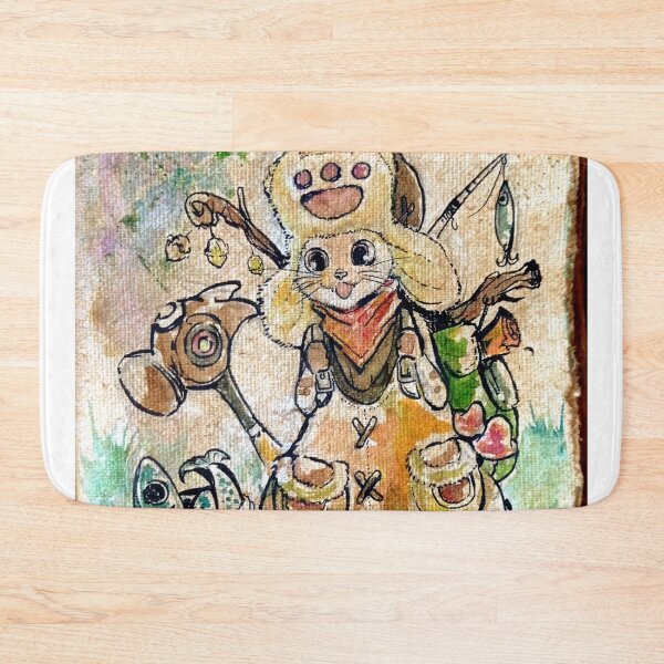 Item preview, Monster Hunter Wild Felyne friend designed and sold by Inkhov Art.