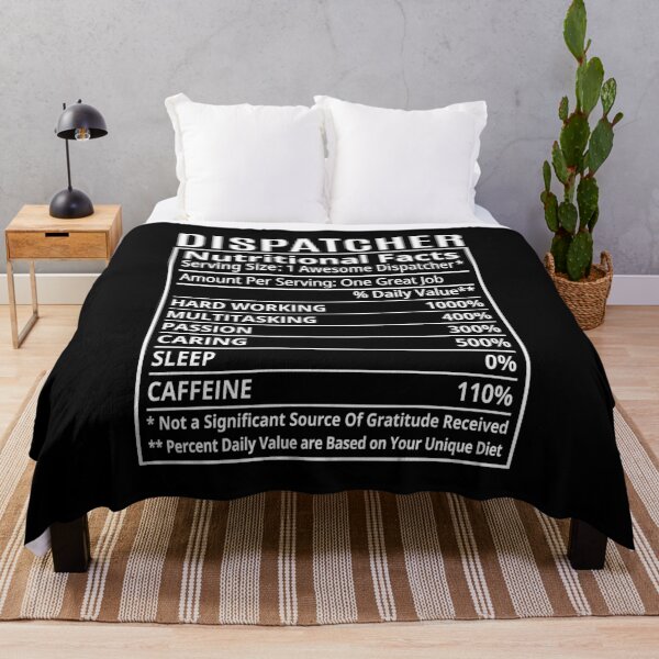 Item preview, Dispatcher Nutritional Facts, Dispatcher Nutrition Facts, Funny Dispatcher designed and sold by AAMDesigns.
