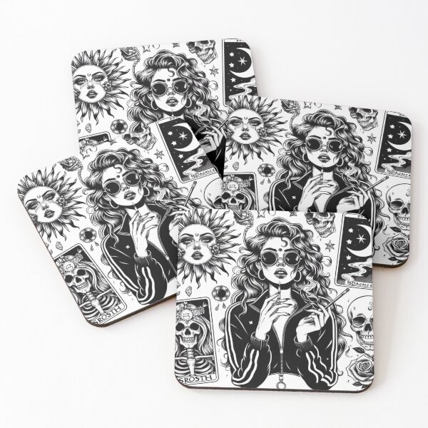 Item preview, Celestial female - Skulls, tarot cards, & Celestial Vibes  designed and sold by Savage.SelfHelp .