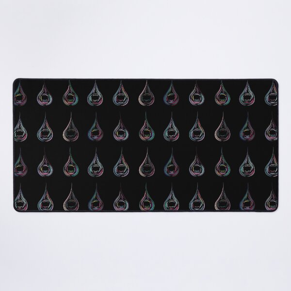 Item preview, Six Droplets - Cool Colours, Dark Background designed and sold by Onyx Swan Art.