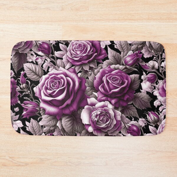 Item preview, Roses in Purple Shade F6 designed and sold by HappyHavenStu.