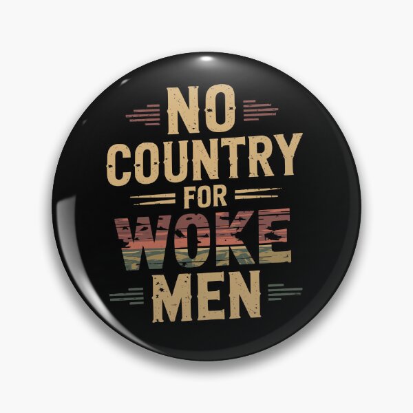 Item preview, No Country for Woke Men – Anti-Woke Patriotic Design designed and sold by DDogeShop.
