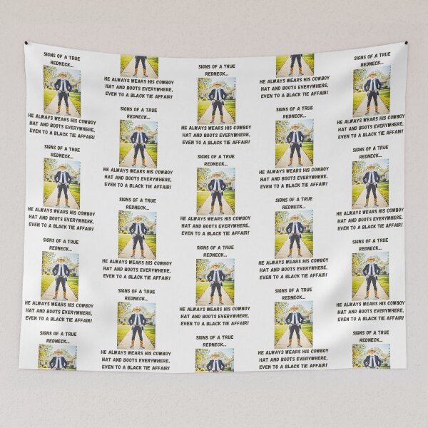 Item preview, Signs of a True Redneck: Black Tie Affair! Black Text designed and sold by LaughGraphics - Fun Graphics, Serious Laughs!.