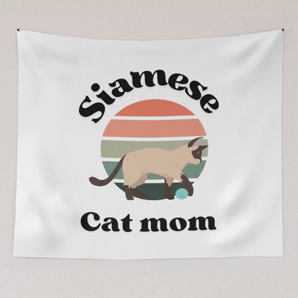 Item preview, Siamese cat mom designed and sold by Fateh-Kro ⭐⭐⭐⭐⭐.