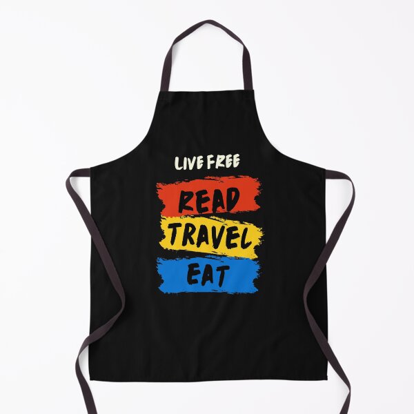 Item preview, Live Free – Eat, Travel & Read designed and sold by ipot.