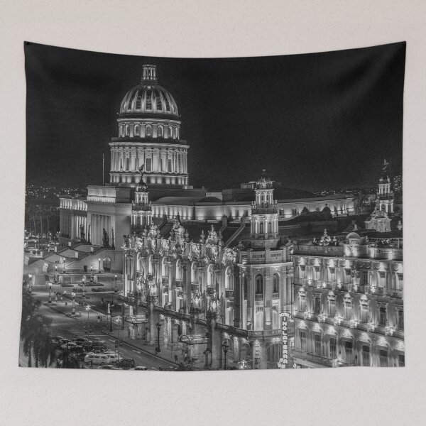 Item preview, El Capitolio, La Habana, Mono designed and sold by Dave Hare Photography.