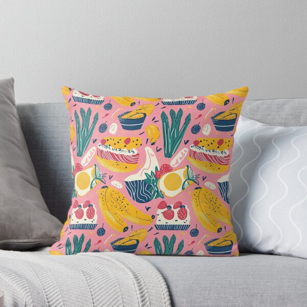 Item preview, Colorful food pattern with kitchen elements designed and sold by Piotrek0001.