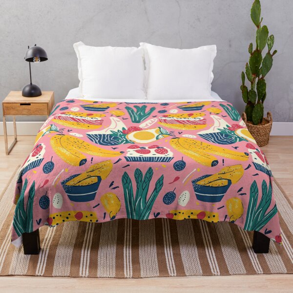 Item preview, Colorful food pattern with kitchen elements designed and sold by Piotrek0001.