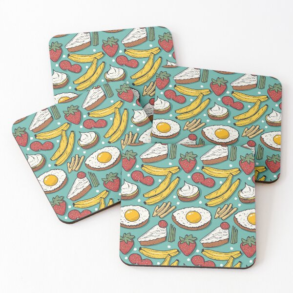 Item preview, Playful food-themed seamless pattern artwork designed and sold by Piotrek0001.