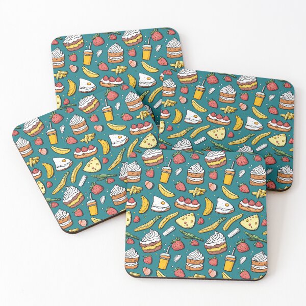 Item preview, Delicious food and dessert inspired pattern designed and sold by Piotrek0001.