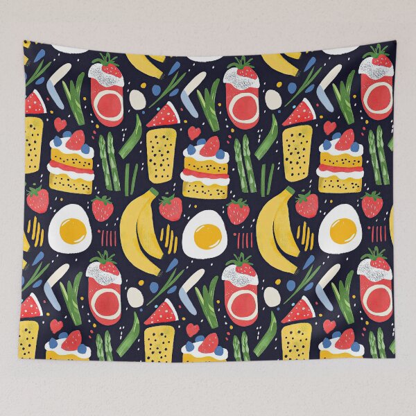 Item preview, Fresh and tasty food-themed artistic pattern designed and sold by Piotrek0001.
