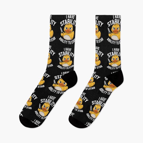 Item preview, I Have Stability Ability To Stab Duck Meme - This funny gift is perfect for meme enthusiasts, gamers, fans of dark humor, and anyone who enjoys a mix of chaos and sarcasm in their style! designed and sold by ZyziowskyArt.