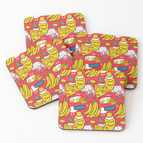 Item preview, Bright and cheerful seamless food illustration designed and sold by Piotrek0001.