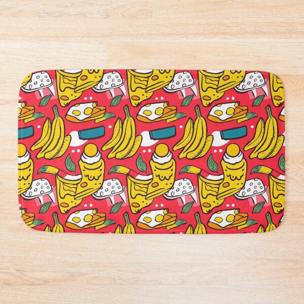 Item preview, Bright and cheerful seamless food illustration designed and sold by Piotrek0001.