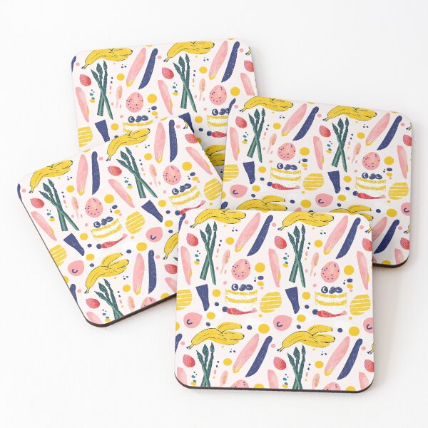 Item preview, Fresh produce and sweet treats in bold colors designed and sold by Piotrek0001.