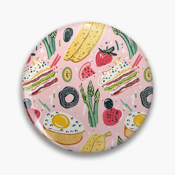 Item preview, Expressive and artistic food-themed wallpaper designed and sold by Piotrek0001.