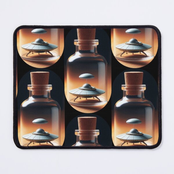 Item preview, UFO mock-up in bottle, designed and sold by Dogandesighn.