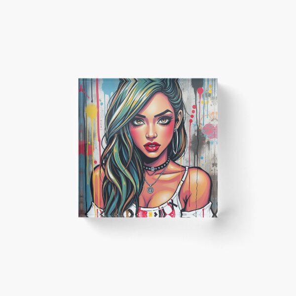 Item preview, Urban Vibes – Bold Pop Art Portrait designed and sold by e-not-shop.