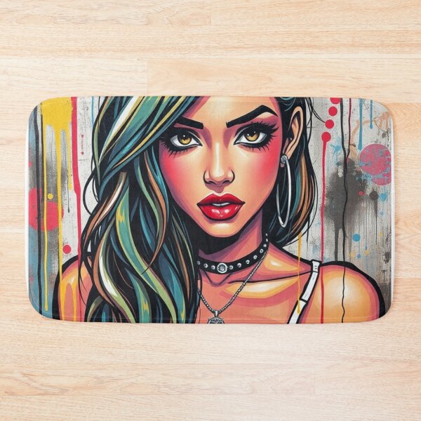 Item preview, Urban Vibes – Bold Pop Art Portrait designed and sold by e-not-shop.