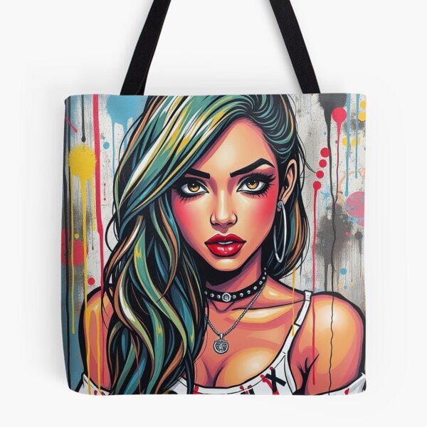 Item preview, Urban Vibes – Bold Pop Art Portrait designed and sold by e-not-shop.