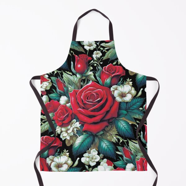 Item preview, Red Roses Floral Art designed and sold by HappyHavenStu.