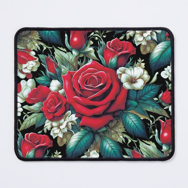 Item preview, Red Roses Floral Art designed and sold by HappyHavenStu.