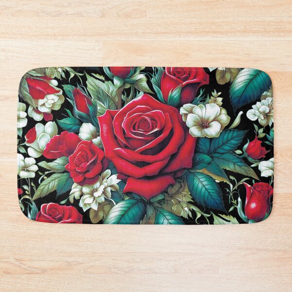 Item preview, Red Roses Floral Art designed and sold by HappyHavenStu.