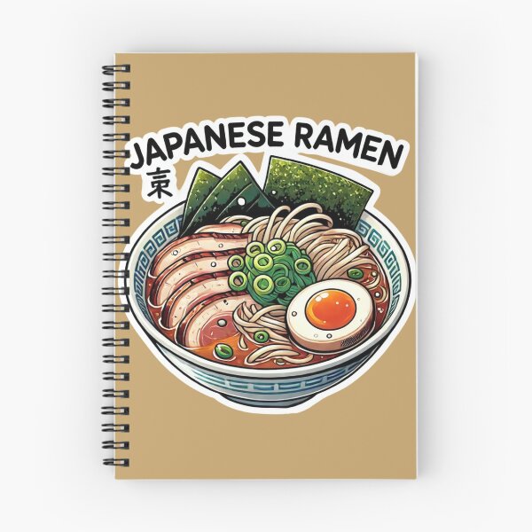 Item preview, Japanese Ramen Bowl Sticker | Cute Anime Food Art | Kawaii Noodle Soup designed and sold by TopUpDesign.