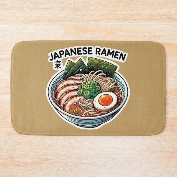 Item preview, Japanese Ramen Bowl Sticker | Cute Anime Food Art | Kawaii Noodle Soup designed and sold by TopUpDesign.