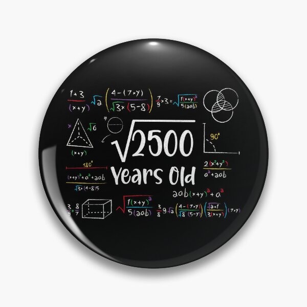 Item preview, Square Root of 2500 50th Birthday 50 Year Old Gifts Math Bday designed and sold by Blok45.