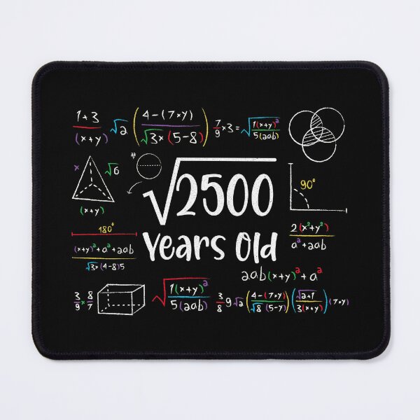 Item preview, Square Root of 2500 50th Birthday 50 Year Old Gifts Math Bday designed and sold by Blok45.