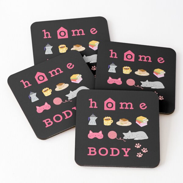 Item preview, Homebody Cozy Cat & Coffee Lover Design designed and sold by TheBeeKindSpace.