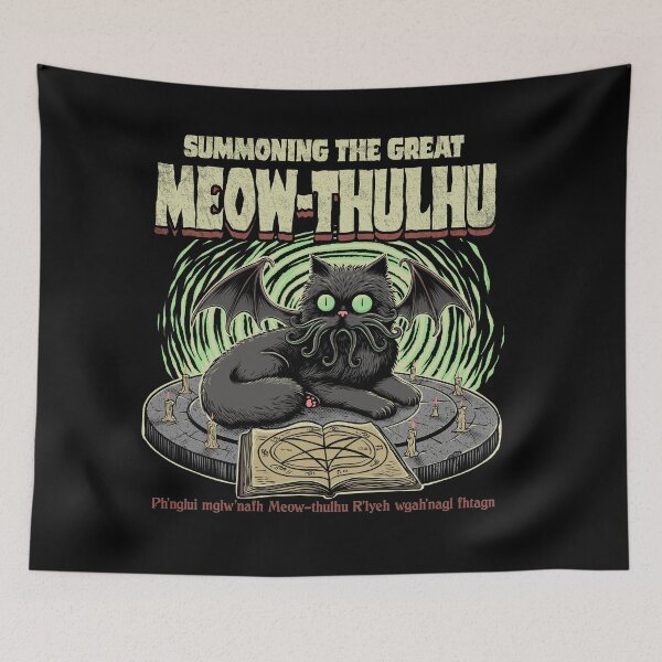 Item preview, the Great Meow-thulhu designed and sold by Dmitrii Legoshin.