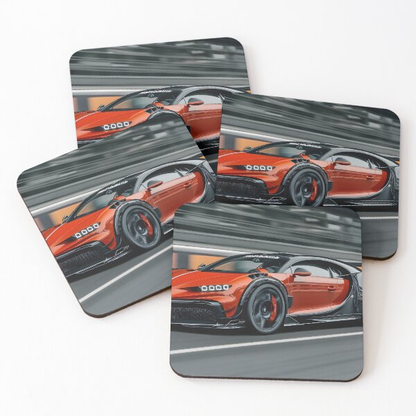 Item preview, Black & Red Bugatti Chiron Super Sport Poster – Ultimate Hypercar Wall Art VIII designed and sold by AutoPopStudio.