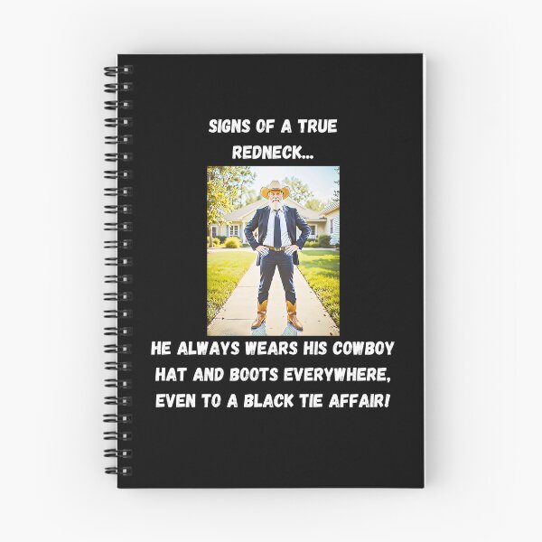 Item preview, Signs of a True Redneck: Black Tie Affair! White Text designed and sold by LaughGraphics - Fun Graphics, Serious Laughs!.