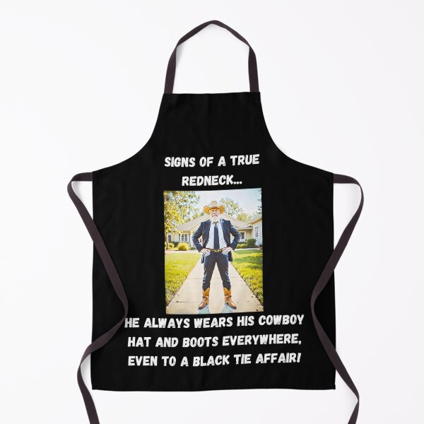 Item preview, Signs of a True Redneck: Black Tie Affair! White Text designed and sold by LaughGraphics - Fun Graphics, Serious Laughs!.