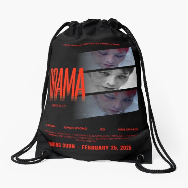 G-DRAGON Übermensch STRING BAG G-DRAGON 2025 World Tour Übermensch Official Merchandise