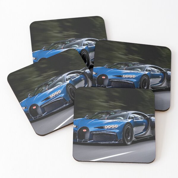 Item preview, Blue Bugatti Chiron Super Sport Poster – High-Performance Hypercar Wall Art designed and sold by AutoPopStudio.